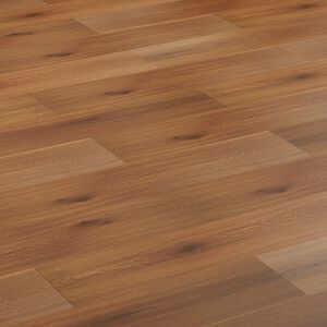 vidaXL Lamin&aacute;lt padl&oacute; Aranys&aacute;rga 100,5 x 20,5 x 0,8 cm 5 db Szerelt fa