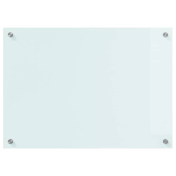 vidaXL Konyhai splashback Feh&eacute;r 70 x 50 cm edzett &uuml;veg