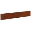 vidaXL Fűszeg&eacute;lyez&eacute;s 10 pcs 100 x 18 cm Ac&eacute;l Rozsd&aacute;s