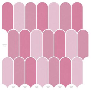 vidaXL Toll Csempe 10 db R&oacute;zsasz&iacute;n 30 x 30 cm Poliuret&aacute;n &eacute;s PET