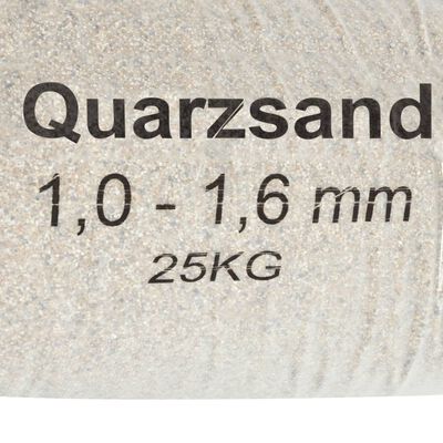 vidaXL szűrőhomok 25 kg 1,0-1,6 mm
