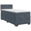 vidaXL Boxspring &aacute;gy matraccal S&ouml;t&eacute;tsz&uuml;rke 90 x 200 cm B&aacute;rsony