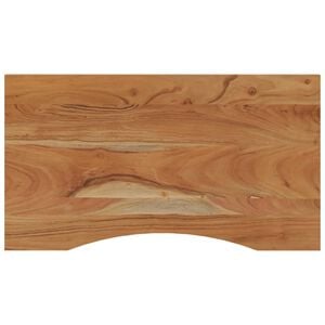 vidaXL t&ouml;m&ouml;r ak&aacute;cfa t&eacute;glalap alak&uacute; asztallap 80 x 50 x 2,5 cm