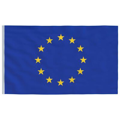 vidaXL európai uniós zászló alumíniumrúddal 4 m