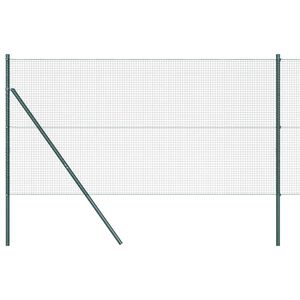 vidaXL Hegesztett dr&oacute;th&aacute;l&oacute;s ker&iacute;t&eacute;s talaj r&ouml;gz&iacute;t&eacute;s 25 x 1,4 m Z&ouml;ld
