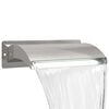 vidaXL LED-es Medence V&iacute;zes&eacute;s Rozsdamentes ac&eacute;l 304 51 x 26 x 13 cm