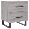 vidaXL sz&uuml;rke sonoma sz&iacute;nű szerelt fa &eacute;jjeliszekr&eacute;ny 40 x 35 x 47,5 cm