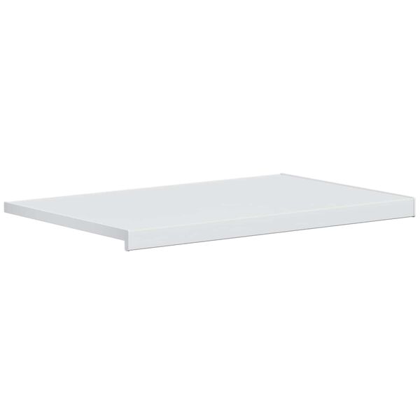 vidaXL Ablakp&aacute;rk&aacute;ny Feh&eacute;r 80 x 50 x 4,5 cm PVC