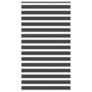 vidaXL zebraf&uuml;gg&ouml;nnyel fekete sz&ouml;vetsz&eacute;less&eacute;g 115,9 cm poli&eacute;szter