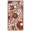 vidaXL fogasker&eacute;k mint&aacute;s corten ac&eacute;l kerti fald&iacute;sz 105 x 55 cm