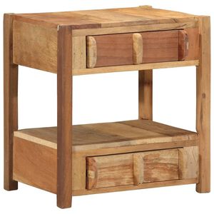 vidaXL V&eacute;gasztal Barna 43 x 32 x 46 cm Szil&aacute;rd &Uacute;jrahasznos&iacute;tott Fa