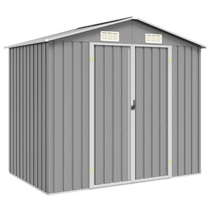 vidaXL sz&uuml;rke horganyzott ac&eacute;l kerti f&eacute;szer 205 x 129 x 183 cm