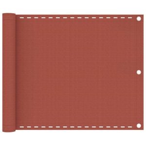 vidaXL terrakotta HDPE erk&eacute;lyparav&aacute;n 75 x 400 cm