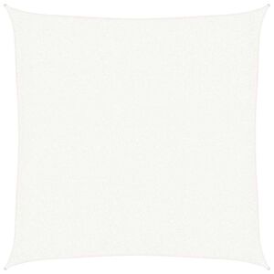 vidaXL feh&eacute;r HDPE napvitorla 160 g/m&sup2; 2,5 x 2,5 m