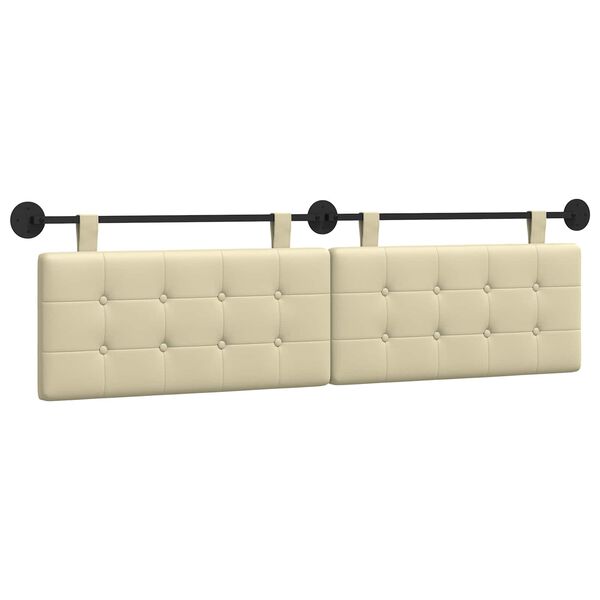 vidaXL Fali Fejt&aacute;mla Falra szerelhető Műbőr