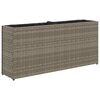 vidaXL 2 db sz&uuml;rke polyrattan kerti &uuml;ltetől&aacute;da 2 cser&eacute;ppel 90x20x40 cm