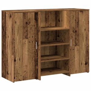 vidaXL recepci&oacute;s pult antik fa 135x50x103,5 cm szerelt fa