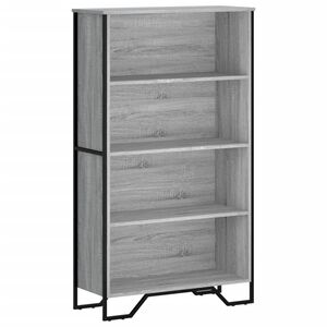 vidaXL sz&uuml;rke sonoma sz&iacute;nű szerelt fa k&ouml;nyvespolc 80 x 31 x 137,5 cm
