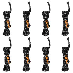 vidaXL f&eacute;nyvisszaverő s&aacute;torfesz&iacute;tő k&ouml;t&eacute;l 8 db csavarkulccsal 4 m 4 mm