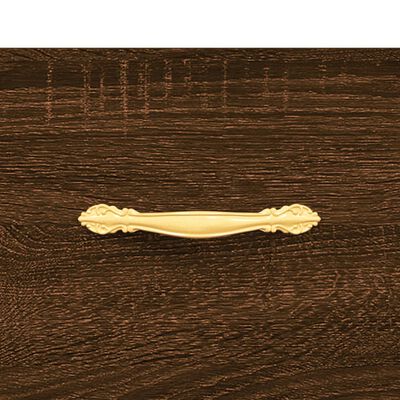 vidaXL barna tölgyszínű szerelt fa cipősszekrény 102x36x60 cm