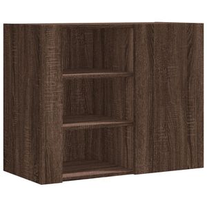 vidaXL barna t&ouml;lgy sz&iacute;nű szerelt fa fali szekr&eacute;ny 75 x 35 x 60 cm