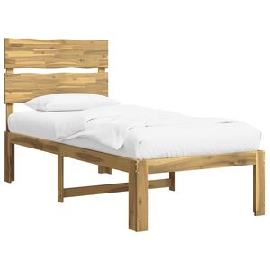 vidaXL Egyszem&eacute;lyes &Aacute;gykeret Fejt&aacute;ml&aacute;val ROSTOCK Feh&eacute;r 90 x 190 cm