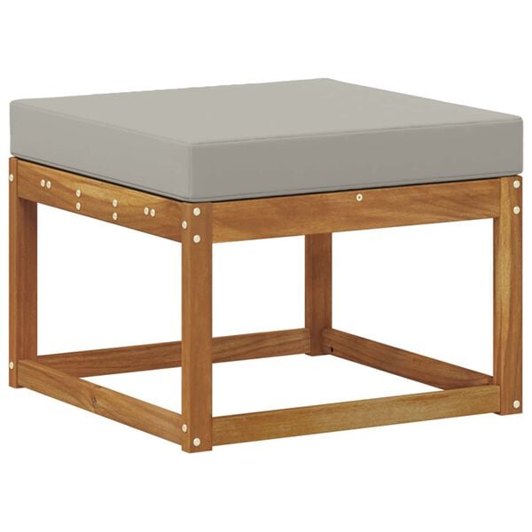 vidaXL K&uuml;lt&eacute;ri kanap&eacute; szett 5 pcs Term&eacute;szetes &eacute;s Vil&aacute;gossz&uuml;rke