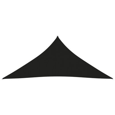 vidaXL fekete háromszögű oxford-szövet napvitorla 5 x 7 x 7 m
