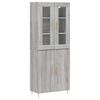 vidaXL sz&uuml;rke sonoma szerelt fa magasszekr&eacute;ny 69,5 x 34 x 180 cm