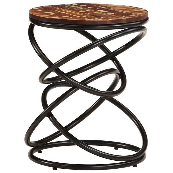 vidaXL t&ouml;m&ouml;r &uacute;jrahasznos&iacute;tott fa v&eacute;gasztal 40 x 40 x 52 cm