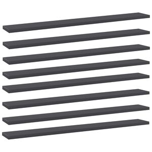 vidaXL 8 db sz&uuml;rke forg&aacute;cslap k&ouml;nyvespolc 80 x 10 x 1,5 cm