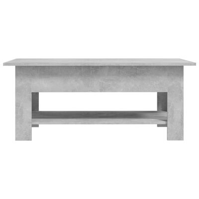 vidaXL betonszürke forgácslap dohányzóasztal 102 x 55 x 42 cm