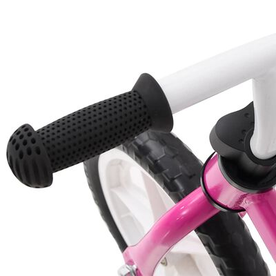 vidaXL rózsaszín egyensúlykerékpár 9,5"-es kerekekkel