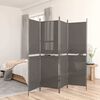 vidaXL 4 paneles antracitsz&uuml;rke sz&ouml;vet t&eacute;relv&aacute;laszt&oacute; 200 x 180 cm