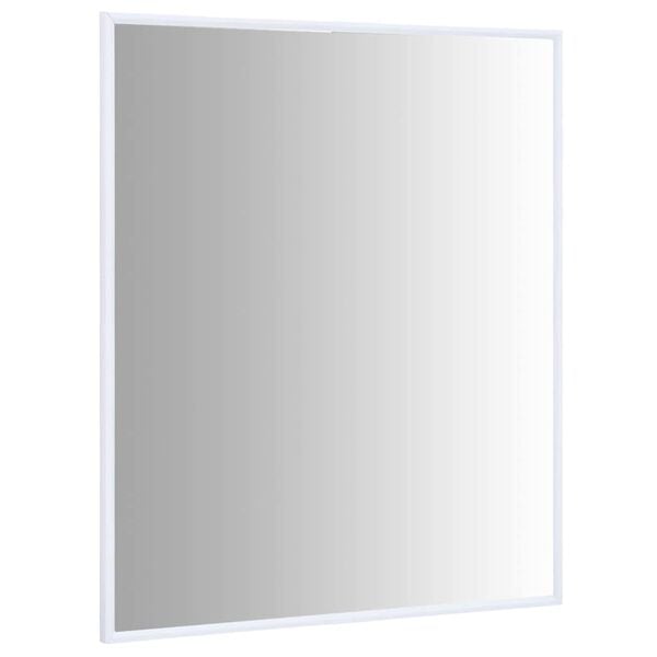 vidaXL feh&eacute;r t&uuml;k&ouml;r 80 x 60 cm