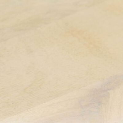 vidaXL fehér tömör mangófa dohányzóasztal 68 x 68 x 30 cm
