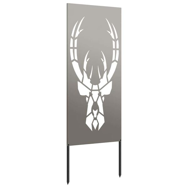 vidaXL Kertv&eacute;dő v&aacute;szon Rozsd&aacute;s 50 x 140 cm időj&aacute;r&aacute;s&aacute;ll&oacute; ac&eacute;l