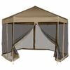 vidaXL t&oacute;psz&iacute;nű &ouml;sszecsukhat&oacute; pavilon oldalfalakkal 3,6x3,1 m 220 g/m&sup2;