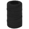 vidaXL T&ouml;bbc&eacute;l&uacute; munkak&ouml;t&eacute;l 2 mm 500 m Fekete PP 27 kg Max. teherb&iacute;r&aacute;s
