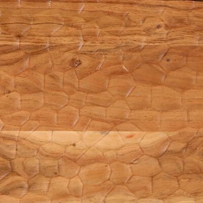 vidaXL tömör akácfa és szerelt fa éjjeliszekrény 50 x 33 x 60 cm