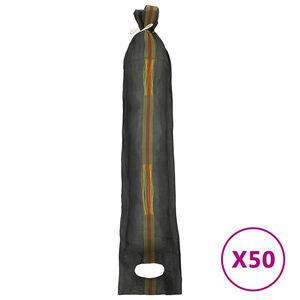 vidaXL 50 db s&ouml;t&eacute;tz&ouml;ld HDPE homokzs&aacute;k 103 x 25 cm