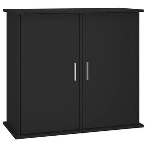 vidaXL fekete szerelt fa akv&aacute;riumi &aacute;llv&aacute;ny 81x36x73 cm