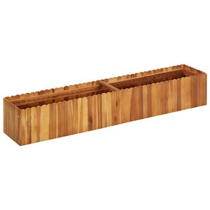 vidaXL t&ouml;m&ouml;r ak&aacute;cfa kerti magas&aacute;gy&aacute;s 150 x 30 x 25 cm