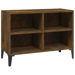 vidaXL f&uuml;st&ouml;s t&ouml;lgysz&iacute;nű TV-szekr&eacute;ny f&eacute;ml&aacute;bakkal 69,5 x 30 x 50 cm