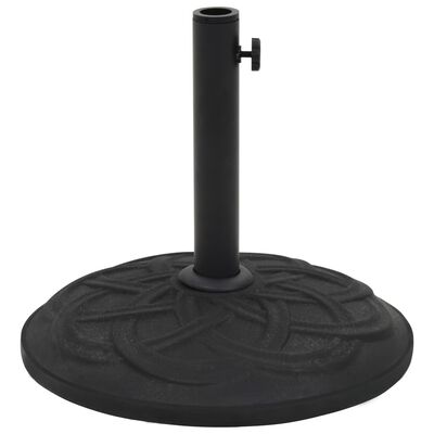 vidaXL fekete kerek beton napernyő talp 15 kg