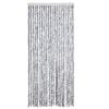 vidaXL fehér és szürke zsenília rovarfüggöny 90 x 200 cm