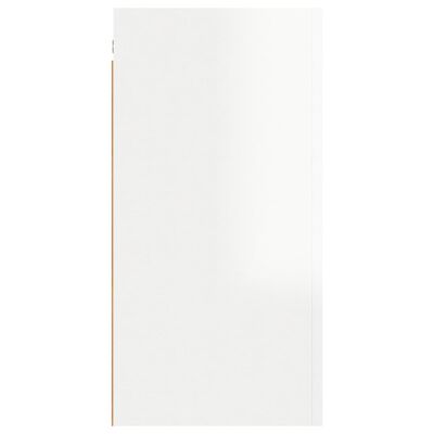 vidaXL magasfényű fehér forgácslap TV-szekrény 30,5 x 30 x 60 cm