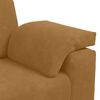 vidaXL barna b&aacute;rsony loveseat kanap&eacute; 180x77x82 cm