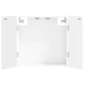 vidaXL Darts szekr&eacute;ny DELFT Feh&eacute;r 52,5 x 10,5 x 53,5 cm Szerelt Fa