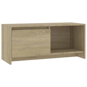 vidaXL sonoma t&ouml;lgy sz&iacute;nű szerelt fa TV-szekr&eacute;ny 90x35x40 cm